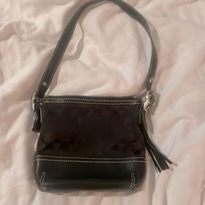 Black coach small purse